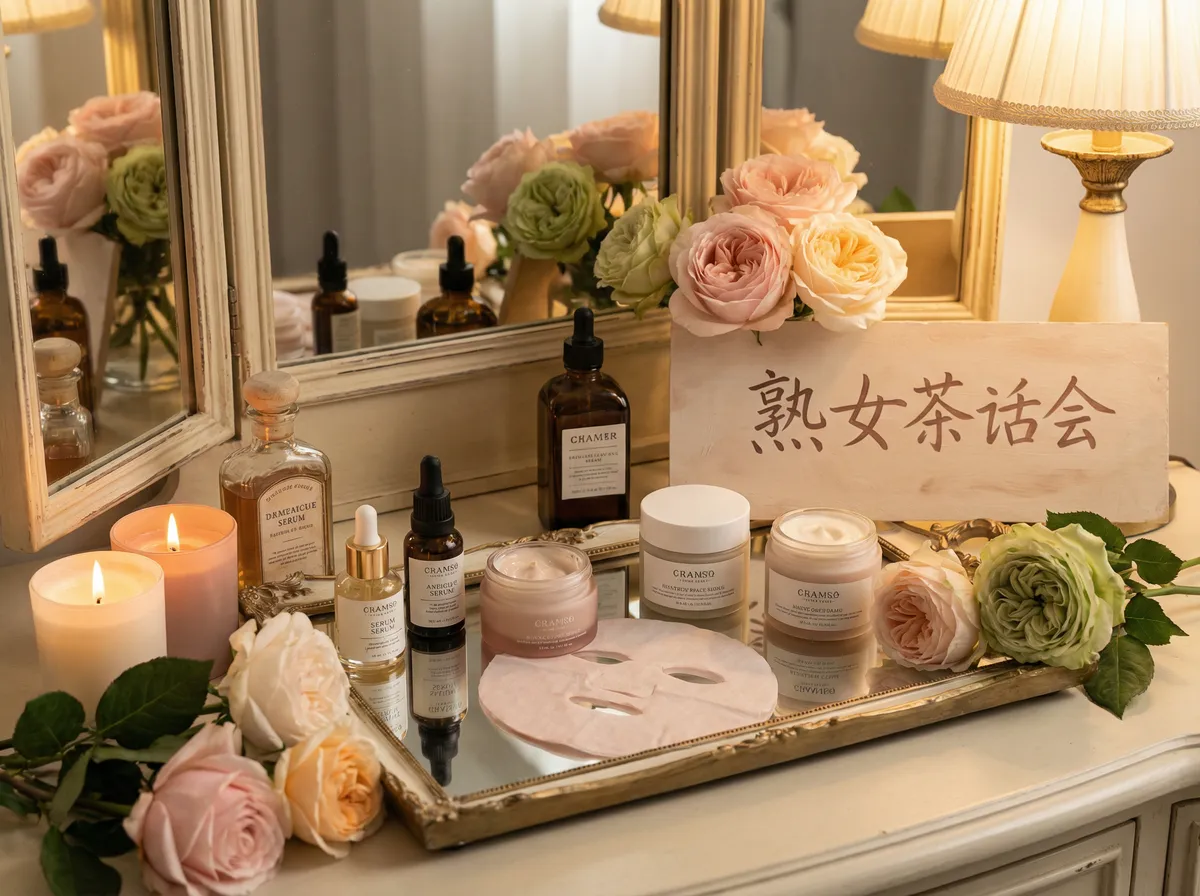 hai jiao shequ 社区推荐的护肤品梳妆台